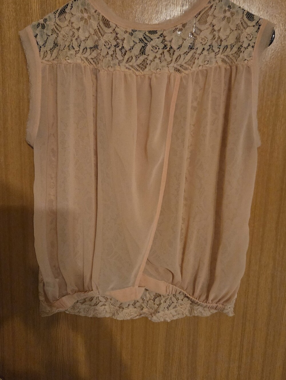 I Jeans By Buffalo Lace Sleeveless Camisole - Blush Pink - Picture 4 of 7